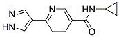 N-CYCLOPROPYL-6-(1H-PYRAZOL-4-YL)NICOTINAMIDE Struktur