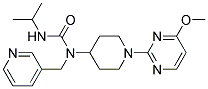 N'-ISOPROPYL-N-[1-(4-METHOXYPYRIMIDIN-2-YL)PIPERIDIN-4-YL]-N-(PYRIDIN-3-YLMETHYL)UREA Struktur