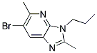 6-BROMO-2,5-DIMETHYL-3-PROPYL-3H-IMIDAZO[4,5-B]PYRIDINE Struktur