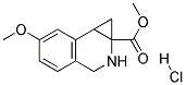 METHYL 6-METHOXY-1A,2,3,7B-TETRAHYDRO-1H-CYCLOPROPA[C]ISOQUINOLINE-1A-CARBOXYLATE HYDROCHLORIDE Struktur