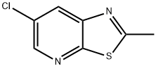 6-CHLORO-2-METHYL-THIAZOLO[5,4-B]PYRIDINE Struktur