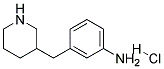 3-(PIPERIDIN-3-YLMETHYL)ANILINE HYDROCHLORIDE Struktur