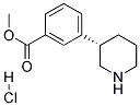 (S)-3-(3-METHOXYCARBONYL-PHENYL)-PIPERIDINE HCL Struktur