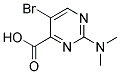 5-BROMO-2-(DIMETHYLAMINO)PYRIMIDINE-4-CARBOXYLIC ACID Struktur