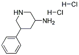 5-PHENYLPIPERIDIN-3-AMINE DIHYDROCHLORIDE Struktur