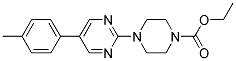 ETHYL 4-[5-(4-METHYLPHENYL)PYRIMIDIN-2-YL]PIPERAZINE-1-CARBOXYLATE Struktur