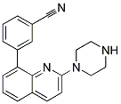 3-(2-PIPERAZIN-1-YLQUINOLIN-8-YL)BENZONITRILE Struktur