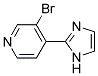 3-BROMO-4-(1H-IMIDAZOL-2-YL)-PYRIDINE Struktur