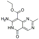 ETHYL 7-AMINO-2-METHYL-5-OXO-5,6-DIHYDROPYRIDO[4,3-D]PYRIMIDINE-8-CARBOXYLATE Struktur