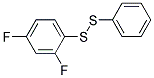 PARA-DIFLUORODIPHENYLDISULPHIDE Struktur