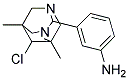 3-(6-CHLORO-5,7-DIMETHYL-1,3-DIAZATRICYCLO[3.3.1.1(3,7)]DEC-2-YL)PHENYLAMINE Struktur