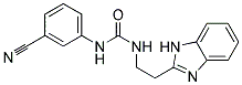 N-[2-(1H-BENZIMIDAZOL-2-YL)ETHYL]-N'-(3-CYANOPHENYL)UREA Struktur