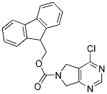 (9H-FLUOREN-9-YL)METHYL 4-CHLORO-5H-PYRROLO[3,4-D]PYRIMIDINE-6(7H)-CARBOXYLATE Struktur