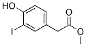 (4-HYDROXY-3-IODO-PHENYL)-ACETIC ACID METHYL ESTER Struktur