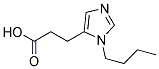 3-(3-BUTYL-3H-IMIDAZOL-4-YL)-PROPIONIC ACID Struktur