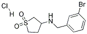 (3-BROMO-BENZYL)-(1,1-DIOXO-TETRAHYDROTHIOPHEN-3-YL)-AMINE HYDROCHLORIDE Struktur