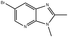 6-BROMO-2,3-DIMETHYL-3H-IMIDAZO[4,5-B]PYRIDINE Struktur