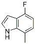 4-FLUORO-7-METHYLINDOLE Struktur