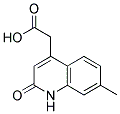 (7-METHYL-2-OXO-1,2-DIHYDROQUINOLIN-4-YL)ACETIC ACID Struktur