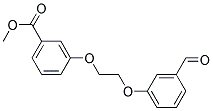 METHYL 3-[2-(3-FORMYLPHENOXY)ETHOXY]BENZENECARBOXYLATE Struktur