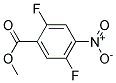 METHYL 2,5-DIFLUORO-4-NITROBENZENECARBOXYLATE Struktur