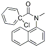 N-METHYL-N-(1-NAPHTHYL)-1-CHLOROBENZAMIDE Struktur