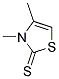 3,4-DIMETHYL-4-THIAZOLINE-2-THIONE Struktur