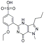 3-(4,7-DIHYDRO-1-METHYL-7-OXO-3-PROPYL-1H-PYRAZOLO[4,3-D]PYRIMIDIN-5-YL)-4-ETHOXY-BENZENESULFONIC ACID Struktur