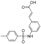 3-(3-{[(4-METHYLPHENYL)SULPHONYL]AMINO}PHENYL)ACRYLIC ACID Struktur