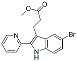 METHYL 3-(5-BROMO-2-PYRIDIN-2-YL-1H-INDOL-3-YL)PROPANOATE Struktur