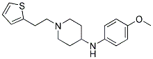 N-(4-METHOXYPHENYL)-1-[2-(2-THIENYL)ETHYL]PIPERIDIN-4-AMINE Struktur