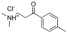 N,N-DIMETHYL-3-(4-METHYLPHENYL)-3-OXO-1-PROPANAMINIUM CHLORIDE Struktur