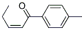 (Z)-1-P-TOLYL-PENT-2-EN-1-ONE Struktur