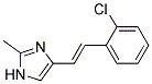 4-[2-(2-CHLORO-PHENYL)-VINYL]-2-METHYL-IMIDAZOLE Struktur