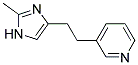 3-[2-(2-METHYL-1H-IMIDAZOL-4-YL)-ETHYL]-PYRIDINE Struktur