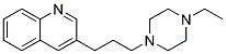 3-[3-(4-ETHYLPIPERAZIN-1-YL)PROPYL]QUINOLINE Struktur