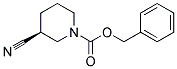 (S)-BENZYL-3-CYANOPIPERIDINE-1-CARBOXYLATE Struktur