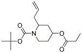 METHYL 2-ALLYL-N-BOC-4-PIPERIDINYL ACETATE Struktur