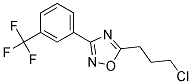 5-(3-CHLOROPROPYL)-3-[3-(TRIFLUOROMETHYL)PHENYL]-1,2,4-OXADIAZOLE Struktur