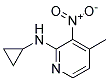 CYCLOPROPYL-(4-METHYL-3-NITRO-PYRIDIN-2-YL)-AMINE Struktur