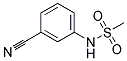 N-(3-CYANOPHENYL)METHANESULFONAMIDE Struktur