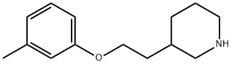 3-[2-(3-METHYLPHENOXY)ETHYL]PIPERIDINE Struktur