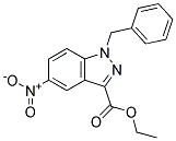 ETHYL 1-BENZYL-5-NITROINDAZOLYL-3-CARBOXYLATE Struktur