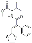 METHYL (2S)-3-METHYL-2-([(E)-2-PHENYL-3-(2-THIENYL)-2-PROPENOYL]AMINO)BUTANOATE Struktur