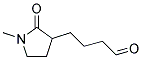 4-(1-METHYL-2-OXO-PYRROLIDIN-3-YL)-BUTYRALDEHYDE Struktur