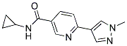 N-CYCLOPROPYL-6-(1-METHYL-1H-PYRAZOL-4-YL)NICOTINAMIDE Struktur