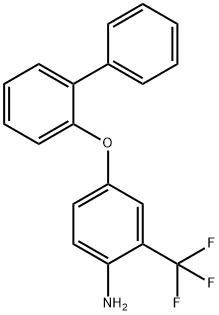 4-([1,1'-BIPHENYL]-2-YLOXY)-2-(TRIFLUOROMETHYL)-PHENYLAMINE Struktur