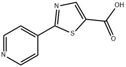 2-PYRIDIN-4-YL-THIAZOLE-5-CARBOXYLIC ACID Struktur