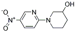 5'-NITRO-3,4,5,6-TETRAHYDRO-2H-[1,2']BIPYRIDINYL-3-OL Struktur