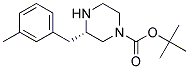 (S)-3-(3-METHYL-BENZYL)-PIPERAZINE-1-CARBOXYLIC ACID TERT-BUTYL ESTER Struktur